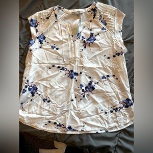 Daniel Rainn Natalia Lace Detail Blouse sz XLarge